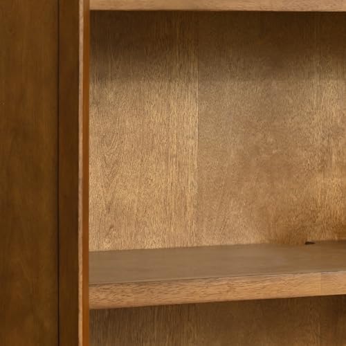 Abbyson Living Retro Mid-Century Bookcase, Light Brown