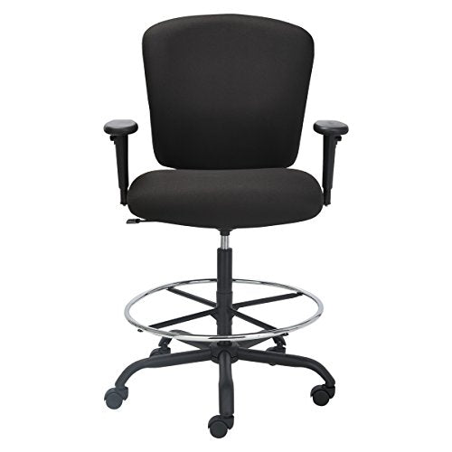 Alera ALEMT4610 Mota Series Big and Tall Stool, Black