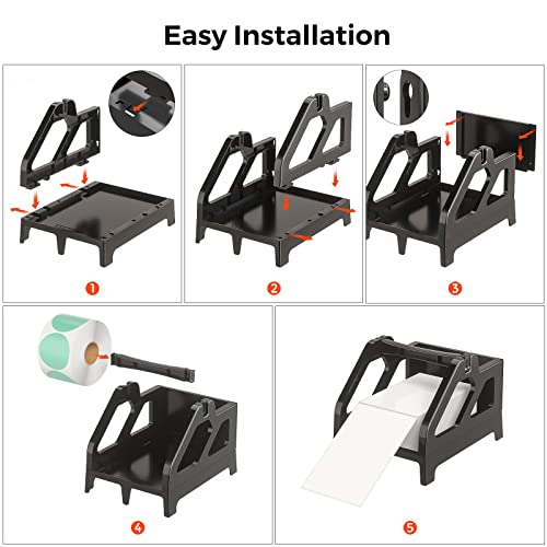 MUNBYN Bluetooth Thermal Label Printer & Label Holder 、Digital Shipping Scale