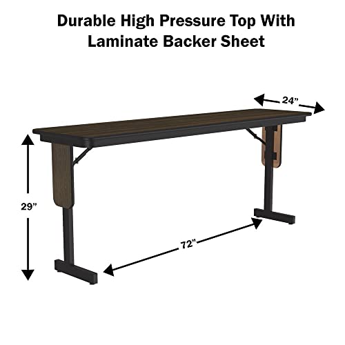 Correll Panel Leg (TFL) Seminar Table, 24"x72", Walnut