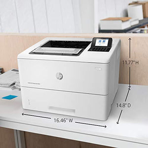 HP Laserjet Enterprise M507 n Single-Function Wired Monochrome Laser Printer, White - Print Only - 2.7" LCD, 45 ppm, 1200 x 1200 dpi, 1.5GB Memory, USB 2.0 and Ethernet Connectivity