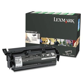 X651h11a High-Yield Return Program Toner, 25000 Pg-Yld, Black