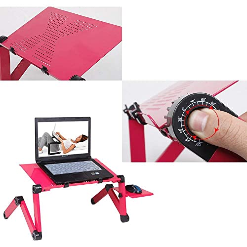 FKSDHDG Mouse Pad Adj Ustable Folding Ergonomic Design Stands Notebook Desk Laptop Stand Table with