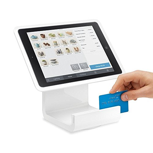 SQUARE POS REGISTER HARDWARE KIT- Stand for iPad 6 2018, 5 2017, iPad Pro 9.7", iPad Air 2 and iPad Air - A-SKU-0274, USB Direct Thermal Printer and Epsilont Cash Drawer (Black)