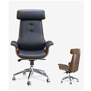 None Boss Chairs Leather Executive Office Chair (Size: West Leather)