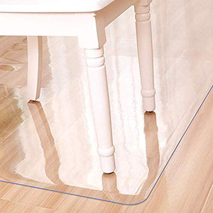 LOLILI Transparent PVC Office Chair Mat 140x200cm - Scratch & Wear Resistant
