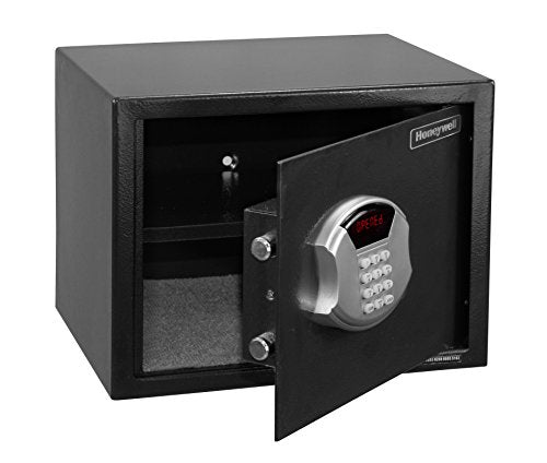 Honeywell Safes & Door Locks 5103 Medium Steel Security Safe with Hotel-Style Digital Lock HONEYWELL-5103 Medium, 0.83-Cubic Feet, Black, Medium