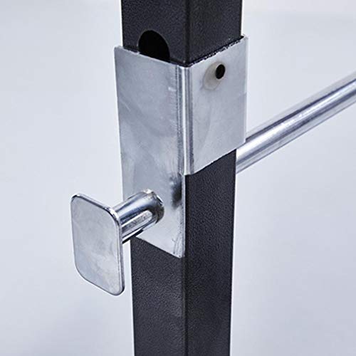 XESRT Adjustable Power Rack, Half Power Cage Squat Rack, Multi-Function Workout Station for Weightlifting Bodybuilding Strength Training Equipment