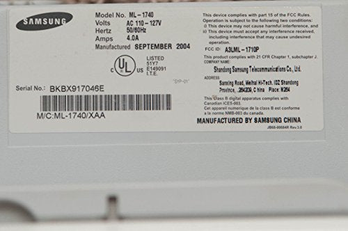 Samsung ML1740 Laser Printer