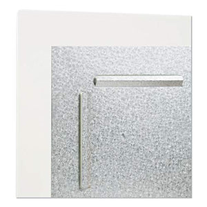 U Brands 3976U00-01 U Brands 3976U0001 Floating Glass Dry Erase Board, 36 X 36, White