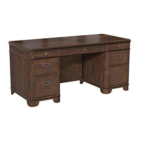 Martin Furniture Kensington Double Pedestal Executive Desk - Fully Assembled