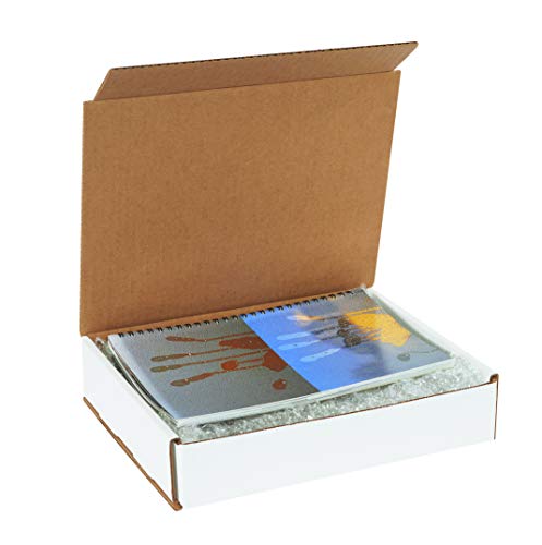 BOX USA BML30244 Literature Mailers, 30" x 24" x 4", White (Pack of 25)