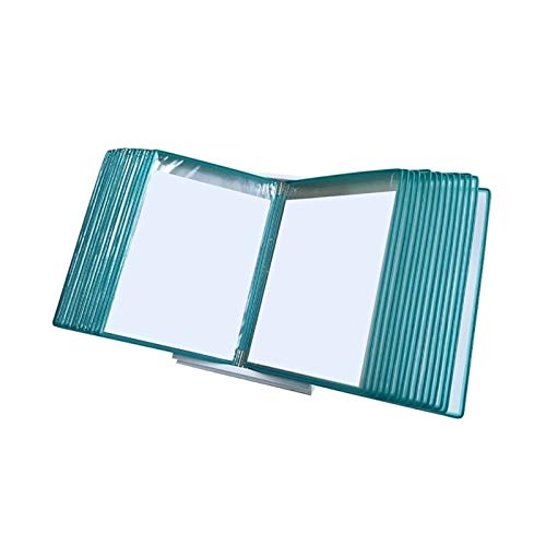 Deluxe Catalog Display Racks, Copyholders, Desktop/Wall Mounted Reference System - A4-30 Vertical Green
