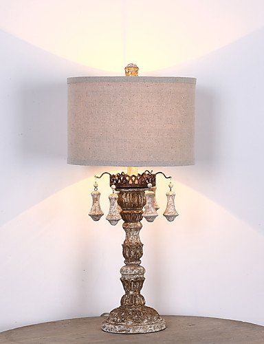 SSBY Traditional Retro Industrial North Amercian Wooden Table Lamp for Indoor Decorate Dest Light , 110-120v