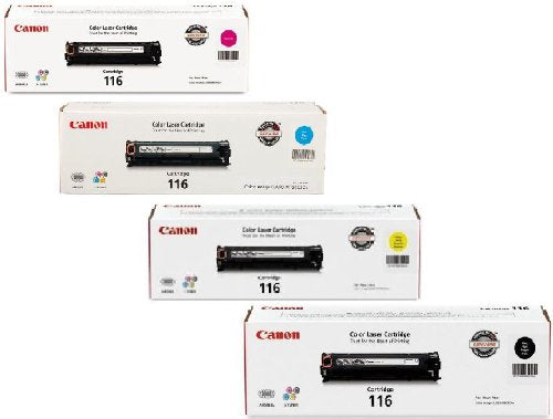 Canon 116 Combo Pack Of 4 Color Toners Manufactured By Canon (1 of BK, C, Y, M) for ImageClass MF8050cn