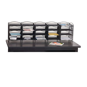 Safco Products 7770BL Onyx Mail Sorter, Black