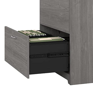 Bush Furniture Cabot 2-Drawer Lateral File Cabinet, Modern Gray 31-Inch