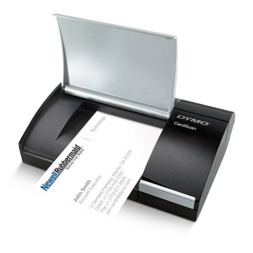 DYMO 1760685 CardScan Personal Card Scanner,Black/Silver