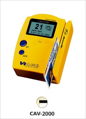 CAV2000 ID Scanner, drivers license reader for Age verification and ID checking, portable, stand alone, magnetic stripe reader, by Cardcom