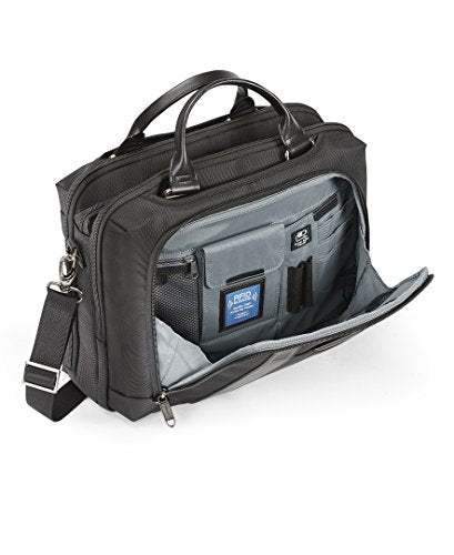 Travelpro Crew Executive Choice 2 Pilot Underseat Brief with USB Port, Black, 16-Inch