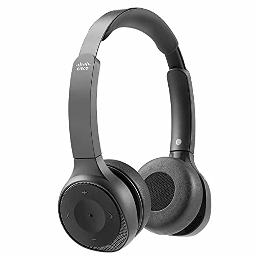 Cisco Wireless Dual On-Ear Bluetooth Headset with Case and Adapter