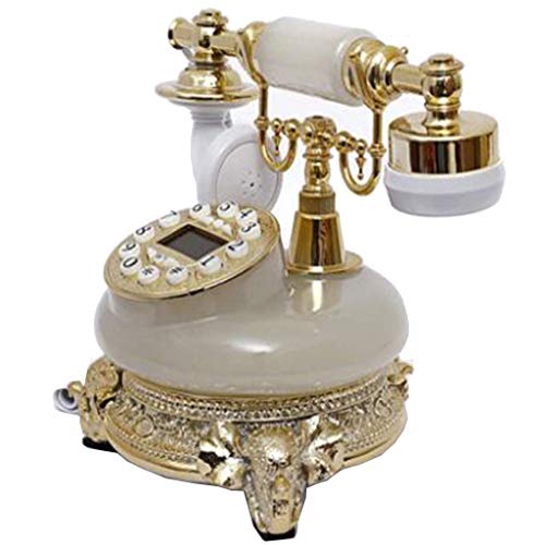 GagalU Retro Style Resin Button Fixed Telephone