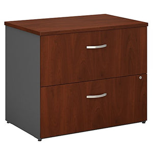 Bush Business Furniture Series C Lateral File Cabinet in Hansen Cherry