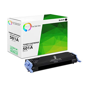TCT Premium Compatible Toner Cartridge Replacement for HP 501A 502A Q6470A Q6471A Q6472A Q6473A Works with HP Color Laserjet 3600 3600N 3600DN Printers (Black, Cyan, Magenta, Yellow) - 4 Pack