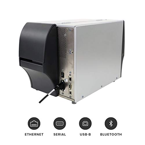 Zebra ZT411 Thermal Transfer Industrial Printer 300 dpi Print Width 4 in Serial USB Ethernet Bluetooth Peeler with Full Rewind ZT41143-T410000Z (Renewed)