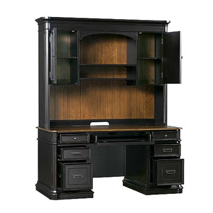 TOV Roanoke Black Credenza & Hutch Set