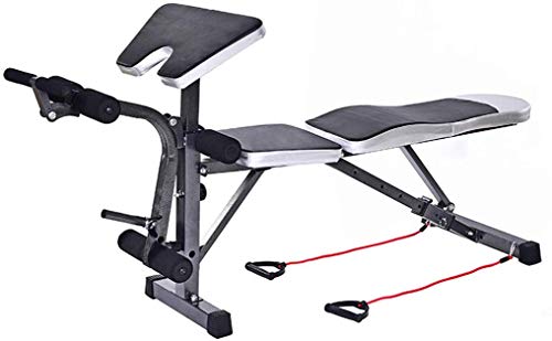 DLWDMRV Fitness aid Dumbbell Bench Adjustable Dumbbell Stool Weightlifting Bed Bench Press Sit-up Bench ndoor Multi-Function Weight, Strength Training Fitness Equipment for Full-Body Workout