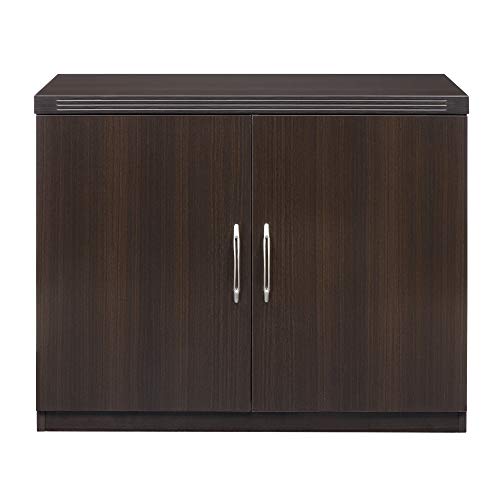 Mayline ASCLDC Aberdeen 36"W Storage Cabinet with 2 Doors, Mocha Tf