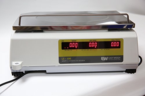 Easy Weigh LS-100 60 LB Price Computing Printing Scale