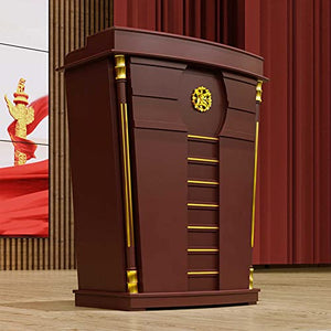 MObyat Lectern Podium Stand with Storage Shelf