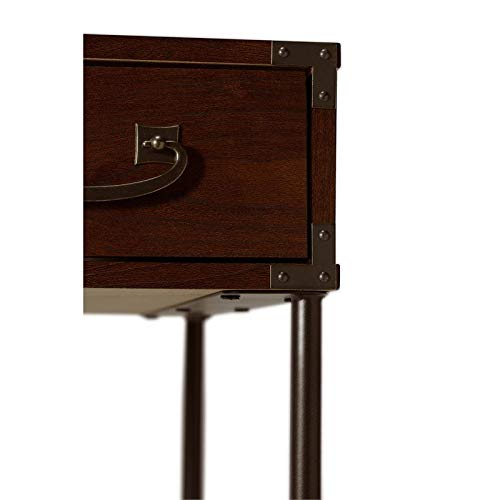 Kathy Ireland Office Ironworks 48W Writing Desk and Cabinet in Cherry
