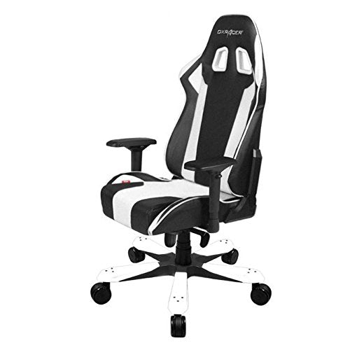 DXRacer OH/KS06/NW Ergonomic, Computer Chair for Gaming, Executive or Home Office King Series White / Black