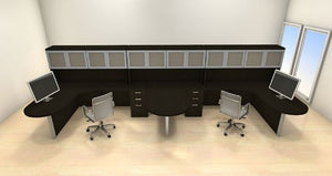UTM Furniture Modern Executive Office Workstation Desk Set, CH-AMB-S58