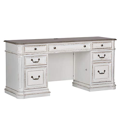 Liberty Furniture INDUSTRIES Magnolia Manor Credenza, White, W66 x D22 x H31