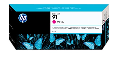 HP 91 775-ml Magenta DesignJet Pigment Ink Cartridge (C9468A)