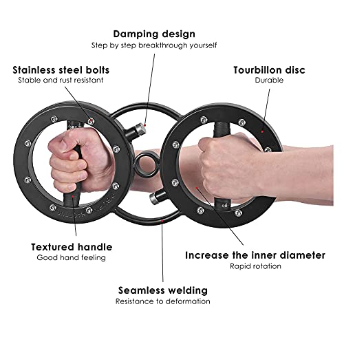 HUWENJUN123 Spinning Burn Machine, Arm Workout Equipment for Men and Women, 12 Pounds Arm and Shoulder Strength Training Equipment for Home and Gym Workouts and Rehabilitation