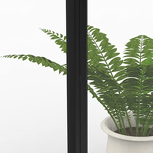 S Stand Up Desk Store Acrylic Room Divider Privacy Screen (Clear, 71" x 65")