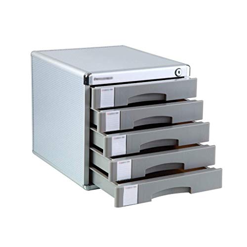 5 Drawer Mobile File Cabinet Fully Assembled Except Casters/Legal Size,Label Various Storage