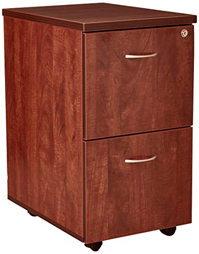 Lorell Mobile Pedestal File/File 16"x22"x28-1/4" Cherry