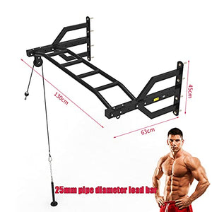 NENGGE Heavy Duty Chin Up Pull up Bar Wall Mounted Multifunctional Upper Body Workout Bracket Training Exercise Station Home Gym Fitness, Multi Grip Strength Training Equipment, Max 300KG,B