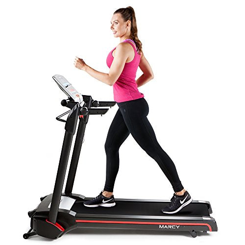 Marcy Easy Folding Motorized Treadmill/Pre Assembled Electric Running Machine JX-651BW