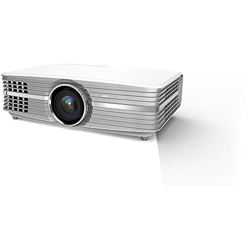 Optoma UHD60 4K Ultra High Definition Home Theater Video Projector (Renewed) Bundle with Minolta 120-Inch Home Theater Projector Screen 16:9 Indoor Outdoor
