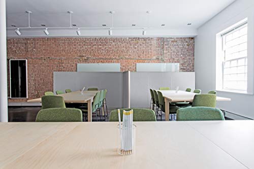 GOF Freestanding T-Shaped Office Partition, Large Fabric Room Divider - 30" D x 96" W x 48" H