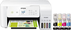 Epson EcoTank ET 2720 Series All-in-One Supertank Inkjet Printer for Cartridge-Free Home Printing, Wireless, Scan, Print, Copy - U Deal
