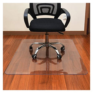 VXHCS Transparent Office Chair Mat, PVC Floor Protector 79x118in - Waterproof, Non-Slip, Easy to Clean