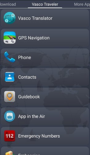 Vasco Traveler Premium 5": Voice Translator, GPS, Travel Phone, Guidebook and more!